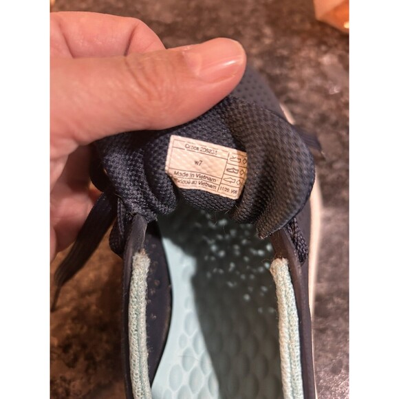 Crocs Literide Pacer Comfort Slip On Sneakers Women's Trainers Navy Blue Size 7 - Picture 2 of 7